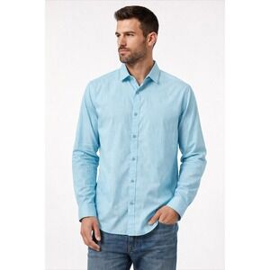 NWT ROBERT GRAHAM Stingray Men's X-Large Classic Fit Long Sleeve Shirt Blue $198